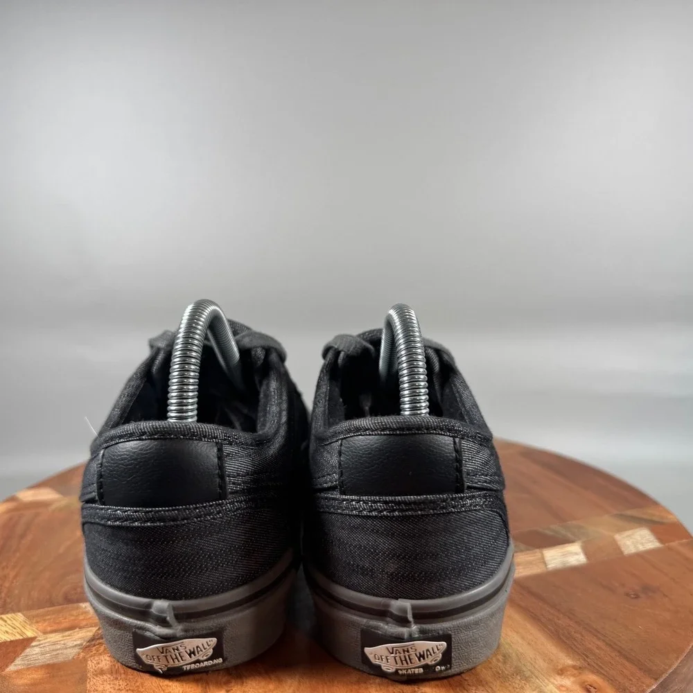 Vans‎ Chukka Low Skate Shoes Mens 7 Black Denim Pewter PopCush 721356